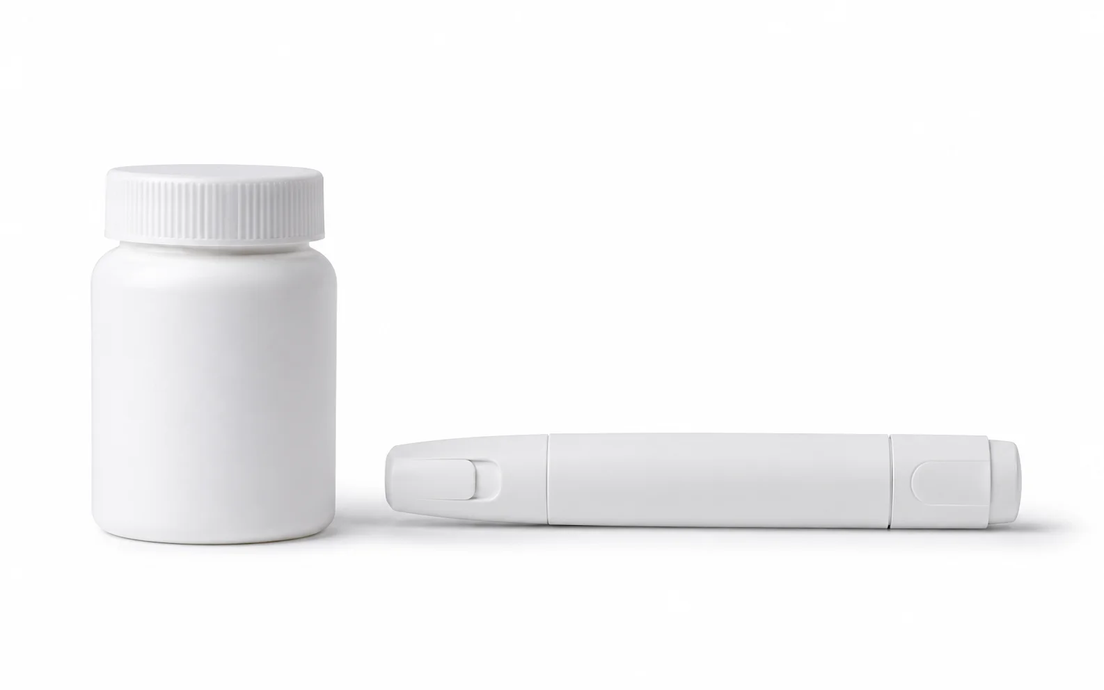 Semaglutide injection pen and oral tablet formats